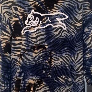 BBC ICE CREAM Running Dog Grape Drink Hoodie Size Medium